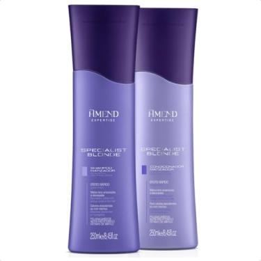 Imagem de Kit Amend Tratamento Specialist Blonde Shampoo + Condicionador Matizador