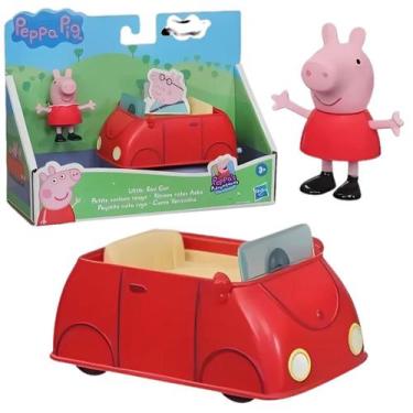 Imagem de Brinquedo Infantil Peppa Pig Carro Vermelho do Papai Pig - Hasbro