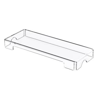 Imagem de WINFFOR Capa Protetora de Teclado de Acrílico Transparente - Compatível com Teclado de 43 cm, À Prova de Poeira e Poeira, À Prova de Derramamento, Durável e Simples