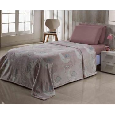 Imagem de Cobertor INFANTIL estampado BRILHA NO ESCURO manta flannel  - SAFIRA E