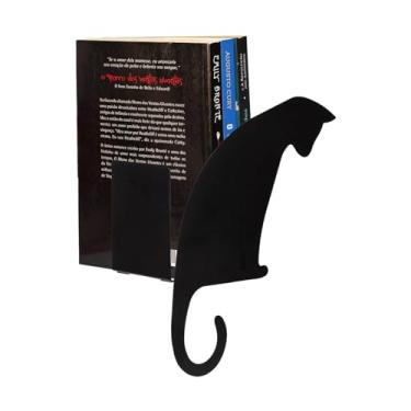 Imagem de Organizador, Suporte, Aparador, Porta Livros, Bibliocanto Gato, preto - GEGUTON