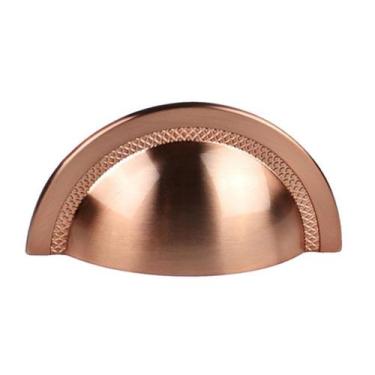 Imagem de Puxador Shell - Zen Rose Escovado, 64mm, Rose Escovado