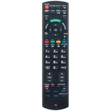 Imagem de Allimity Remoto de substituição N2QAYB000603 para Panasonic TV TH-P42U30V TH-P50U30P TH-P50U30Q TH-L32C30K TH-P50X30T TH-L32C30M TH-L32C30T TH-P42U30D TH-P442U30D TH-P444AYB000603 2U30K TH-P42U30M