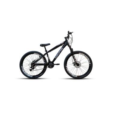 Imagem de Bicicleta Gios 26 4Trix Freio Disco Mec Cambios Shimano 21v Preto Brilho Cinza do grau