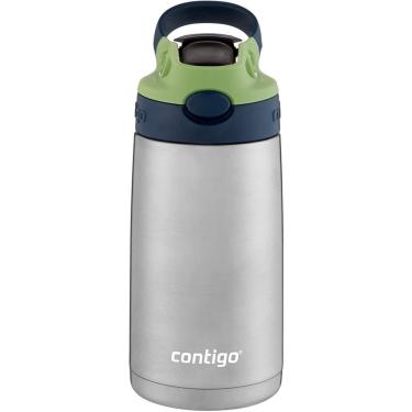 Imagem de Garrafa Termica Inox Squeeze Infantil Autospout 384Ml Verde