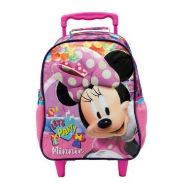 Imagem de Mochila Rodinhas M 14 Minnie R Infantil Escolar Xeryus 10561