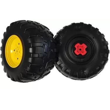 Imagem de Kit 2 Rodas Traseira Do Carro Eletrico Gator Hpx Peg Perego