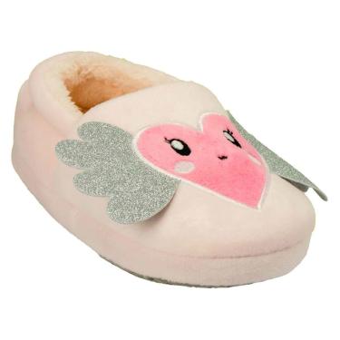 Imagem de Pantufa Infantil Antiderrapante Menina Bebe Coração Pimpolh