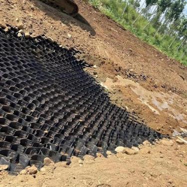 Imagem de LGEOELIAS Grade de inclinação - Controle de erosão na encosta, grade de solo estabilizador de solo grade de suporte de piso para cascalho calçada passarela vagas de estacionamento trabalho de subgrade