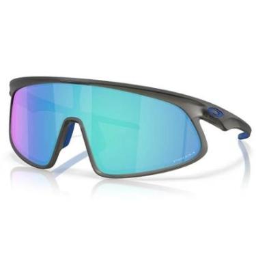Imagem de Óculos de Sol Oakley RSLV Matte Grey Smoke Prizm Sapphire-Masculino