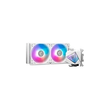 Imagem de Water Cooler MSI MAG Coreliquid I240, ARGB, 240mm, Intel e AMD, Branco - MAG CORELIQUID I240 WHITE