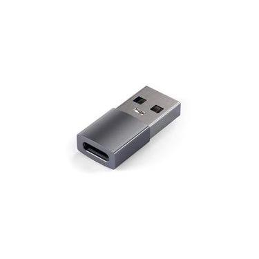 Imagem de Adaptador USB para USB-C Satechi, Cinza - ST-TAUCM  (space gray)