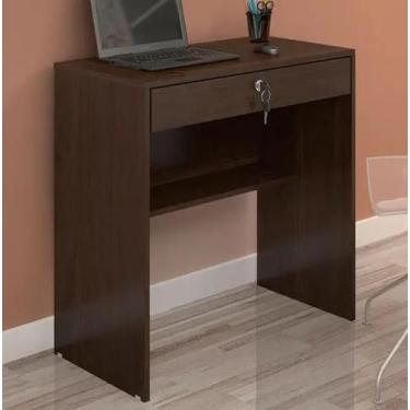 Imagem de Escrivaninha Andorinha Gaveta com Chave JCM - Café Soft - JCM Movelari