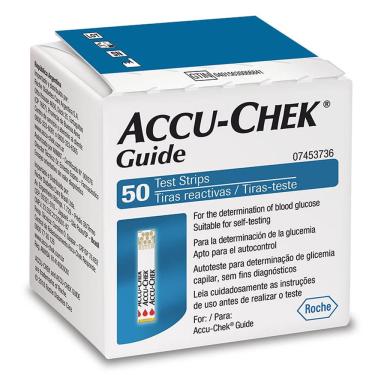 Imagem de Tiras de Glicemia Accu-Chek Guide com 50 unidades
