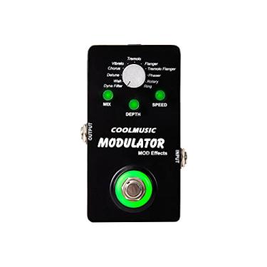 Imagem de COOLMUSIC A-ME01 Modulador Multi Efeitos Pedal com 11 Modos Filtro Dyna Wah Chorus Tremolo Flanger Phaser Rotary Ring
