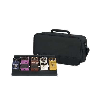 Imagem de Gator Capas para pedais de guitarra de alumínio com bolsa de transporte; Pequeno: 40 cm x 17,78 cm | Stealth Black (GPB-LAK-1)