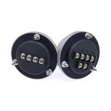 Imagem de WIOPETON 60mm CNC Handwheel Pulse Generator 5V Rotary Encoder with 100 Pulses for CNC Machines Stainless Steel Manual Pulse Handwheel 4Pin 6Pin