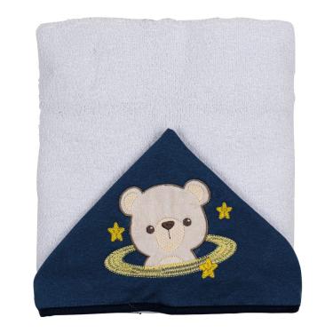 Imagem de Toalha de Felpa com Capuz 67 cm x 90 cm Baby Joy