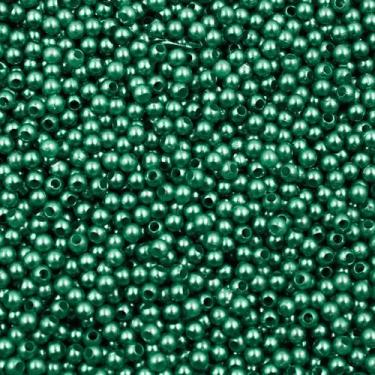Imagem de PÉROLA DE ABS LISA Nº 03 20G PEROLA 3MM - LADEIRA BIJUTERIAS, Verde es