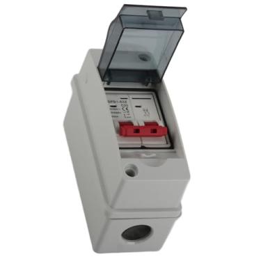 Imagem de Caixa de Disjuntor de RV Caixa de Disjuntor de Desconexão Solar PV Solar Caixa de Disjuntor Miniature para o de Grade de Painel Solar Fotovoltaico e Solar Desligado (20a)