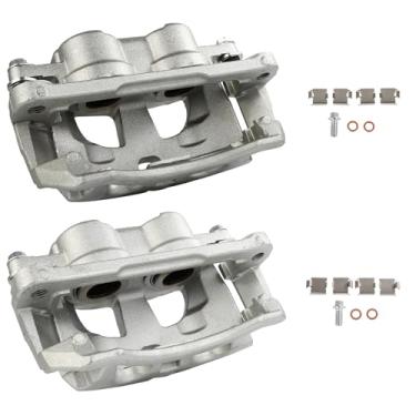 Imagem de SCITOO 18B5173 18B5172 Conjunto de pinças de freio a disco dianteiro esquerdo e direito com suporte para Dodge para Ram 2500/para Ram 3500/para Ram 4000, para Ram para 2500/Para 3500/Para 4000