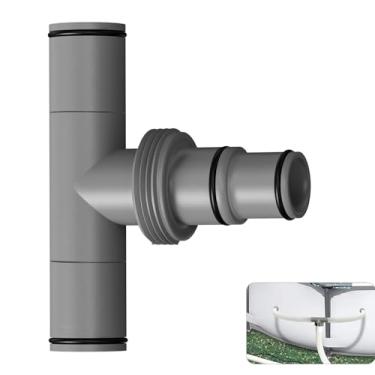 Imagem de Kardeep Conector de mangueira de bomba de filtro, conector de mangueira de piscina com junta T 1,5' a 1,5' (3 vias - 1,5-1,25+1,5)