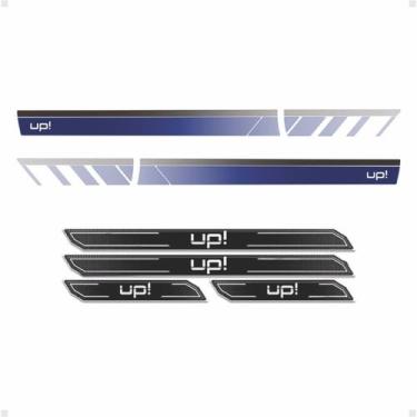 Imagem de Faixa Adesivo P/ Up! 2015/2020 Azul + Soleira Genérico - SPORTINOX, Up