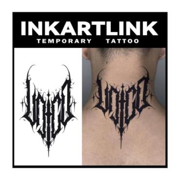 Imagem de INKARTLINK Tattoo Tech, 2 Folhas De Tatuagem Semipermanente Extragrande, Tatuagens Temporárias Com Design Artístico Para Adultos, Duram 1 A Semanas, À Prova D'Água, Aparência Realista, Sem Adesivo,