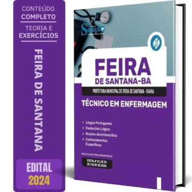 Imagem de Apostila Prefeitura Feira Santana Ba 2024 Técnico Em - Editora Solucao