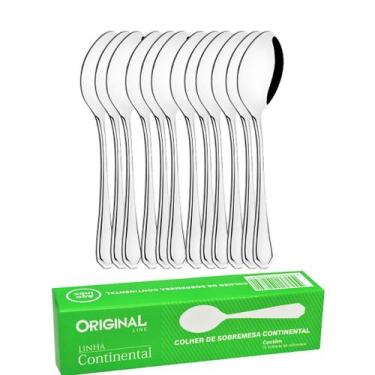 Imagem de Jogo Colher De Sobremesa Inox 36 peças Continental Original Line Buffe