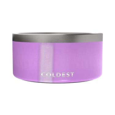 Imagem de Tigela para cães Coldest Dog – antiferrugem, antiderrapante, 3 camadas com isolamento térmico para cães – à prova de derramamento e resistente – Tigela de água para cães, gatos, lavável na máquina de