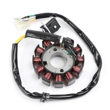 Imagem de mokuo Estator Magneto Dc De 12 Polos Feito Cobre, Inclui Gatilho Captação, Adequado Para Motores Gy6 Chineses 4 Tempos, 152Qmi, 157Qmj, 150 Cc, Scooter, Ciclomotor, Kart, Tanque Jonway, Jmstar, Fita