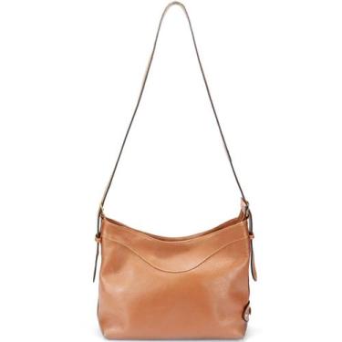Imagem de Bolsa Feminina em Couro Legitimo Sacola Média Alça Ombro e Transversal