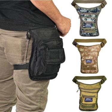Imagem de Pochete Perna Militar Tática Trilha Pescaria Bag Camuflado - Geral, Di