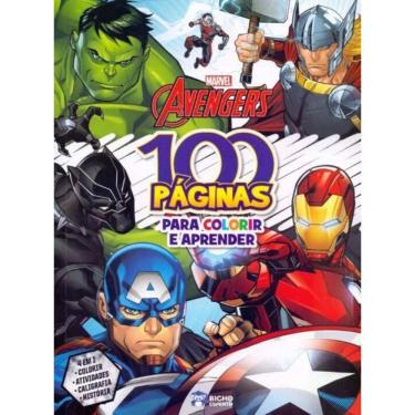 Imagem de Marvel Avengers-100 Páginas Para Colorir e Aprender