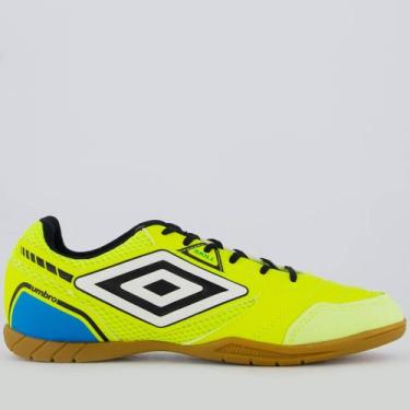 Imagem de Chuteira Umbro Skill Futsal Verde e Preta, 40