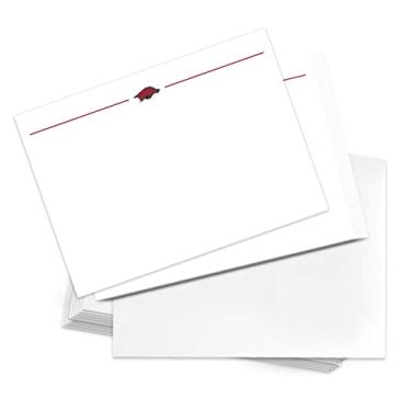 Imagem de Desert Cactus Cadernos University of Arkansas Pacote com 10 cartolina de papelaria inclui envelopes Memorando Party Thank You (cartão 1a)