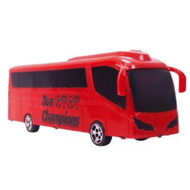 Imagem de Ônibus De Brinquedo Grande Bus Champions Vermelho - Brinqmix