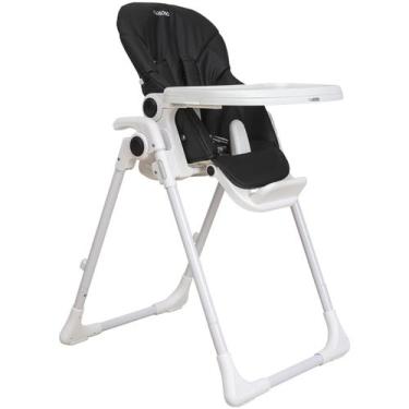 Imagem de Cadeira Alta de Alimentação Kiddo p/ Bebê Snack Plus Preta