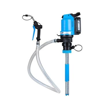 Imagem de Macnaught Kit de bomba de transferência de óleo de balde de 5 galões alimentada por bateria BOP20 Tudo o que é necessário para bombear óleo, ATF ou refrigerantes.