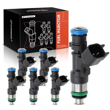 Imagem de A-Premium 6 peças 0280158028 injetores de combustível compatíveis com Chrysler 300 Pacifica Sebring e Dodge Charger Journey Challenger Avenger Grand Caravan Nitro Magnum Stratus, 2004-2010, 2,7L 3,5L 4,0L