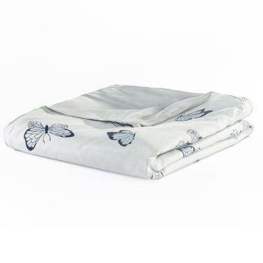 Imagem de Capa Duvet Para Edredom King Essencialle Com Ziper 1 Peça - Borboletas