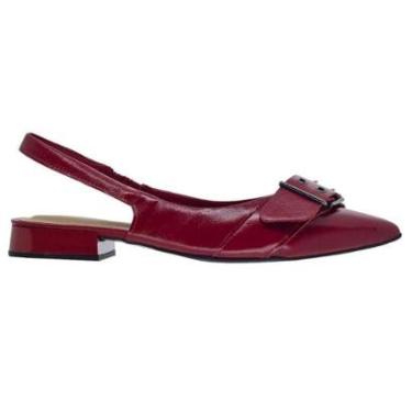 Imagem de Sapato SlickBack Feminino Bottero 354818 Vermelho-Feminino