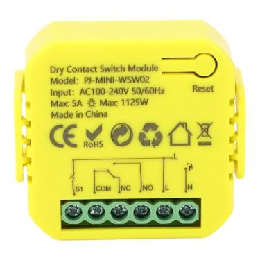 Imagem de WALFRONT Módulo Smart WiFi Relay Módulo de Contatos Seco Inteligente para Aparelhos Domésticos Controle de Botão de Controle de Voz App