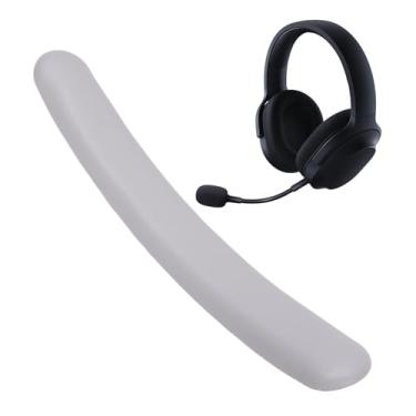 Imagem de ASHATA 3 PCs Substituição Capunção da Cabeça da Cabeça da Cabeça Tampa para Barracuda X Fone de Ouvido Sem Fio, Protetor de Banda da Cabeça Pad, Esponja de Espuma de Memória de Couro (cinza)