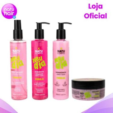 Imagem de Kit Cereja Natucorpo Completo - Body Splash 250ml + Hidratante 250ml +