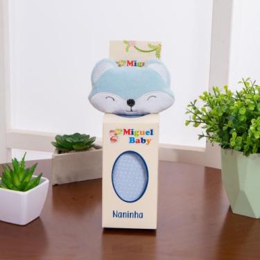 Imagem de Naninha De Bebê Bichinho De Pelúcia Com Prendedor De Chupeta - JR Deco