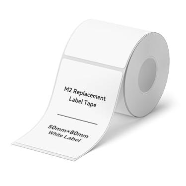 Imagem de NIIMBOT Etiquetas de transferência térmica M2 50 mm × 80 mm brancas