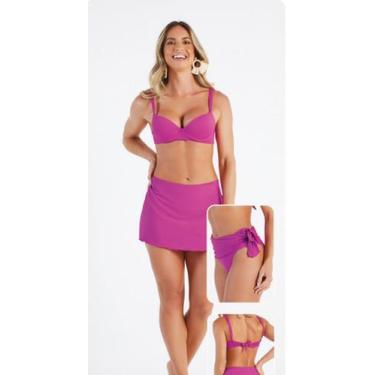 Imagem de Biquini Top Arsie 04B1615110 Bojo Push Up Regulavel, M, Preto