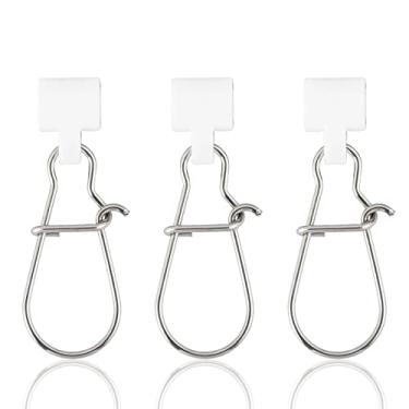 Imagem de Dr.Fish Chumbadores, Pacote Com 100 Unidades, Duo Lock Snap Sliding Swivels, Conectores De Peso Para Linha Pesca, Equipamentos Surf Peixes-Gato Água Salgada, Equipamento Sondar Peixes Fundo, Branco